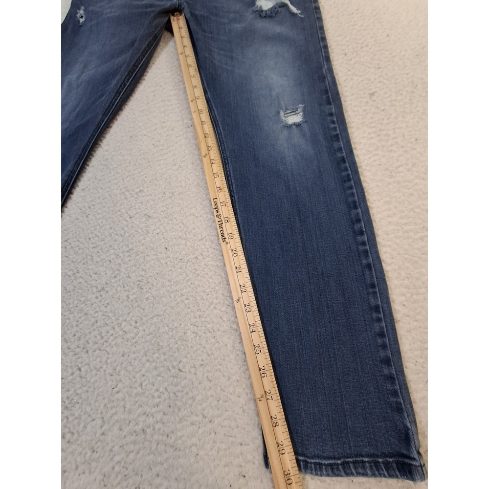 Diesel Tepphar Jeans Men's 36x30 Blue Denim Slim-Carrot 081AL Stretch Distressed - Picture 9 of 11
